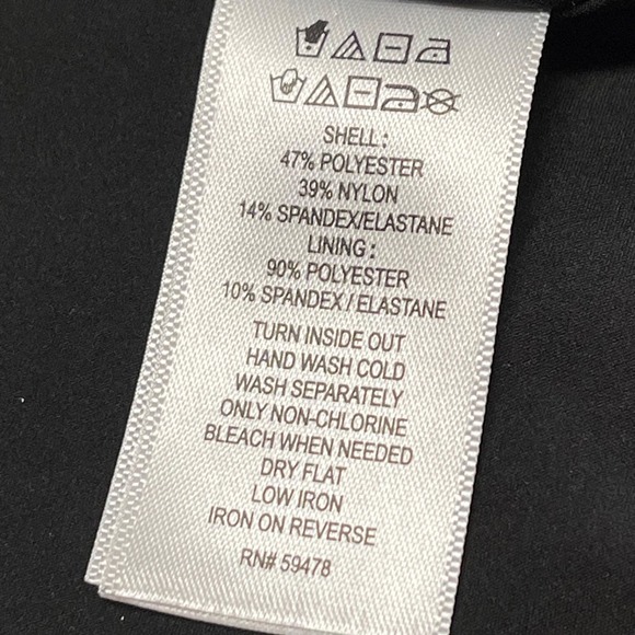 Vintage Adrienne Vittadini Sz Small S/L Burnout Velvet Shift/Trapeze Lined Dress - Picture 11 of 11